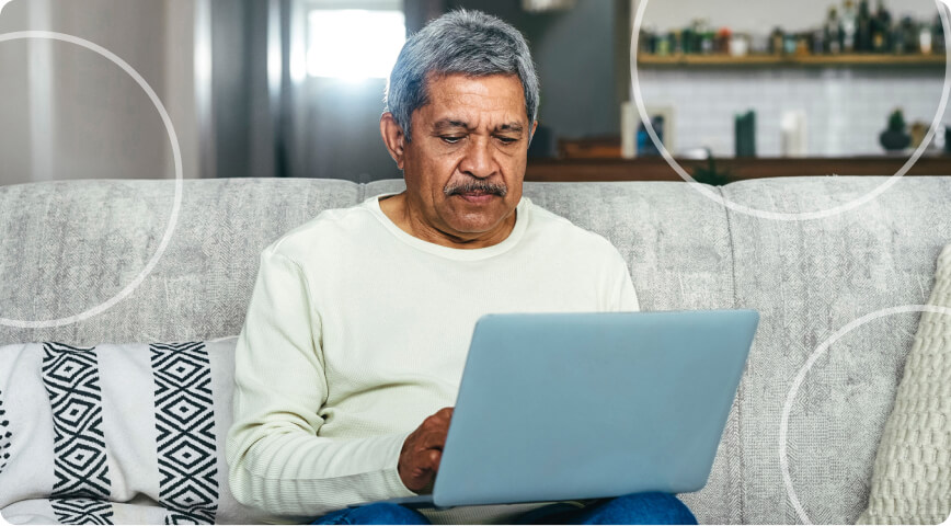 Man on laptop